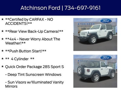 2018 Jeep Wrangler Sport S