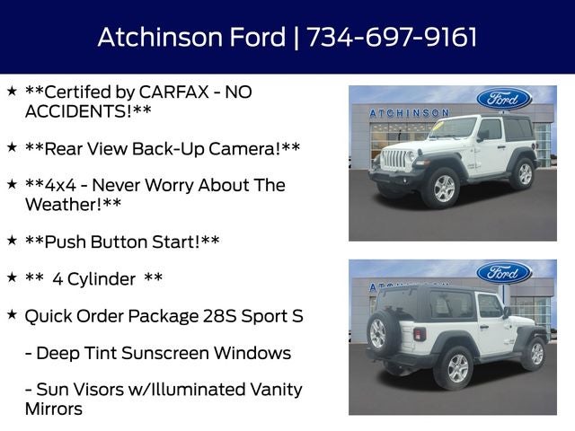 2018 Jeep Wrangler Sport S