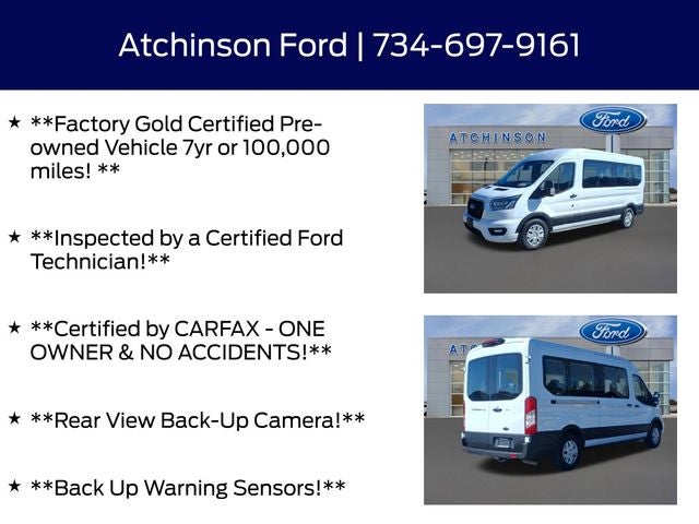 2023 Ford Transit-350 XLT MID-ROOF