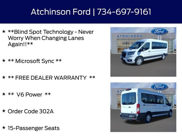 2023 Ford Transit-350 XLT MID-ROOF