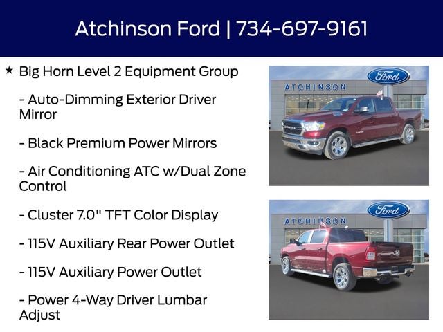 2021 RAM 1500 Big Horn/Lone Star