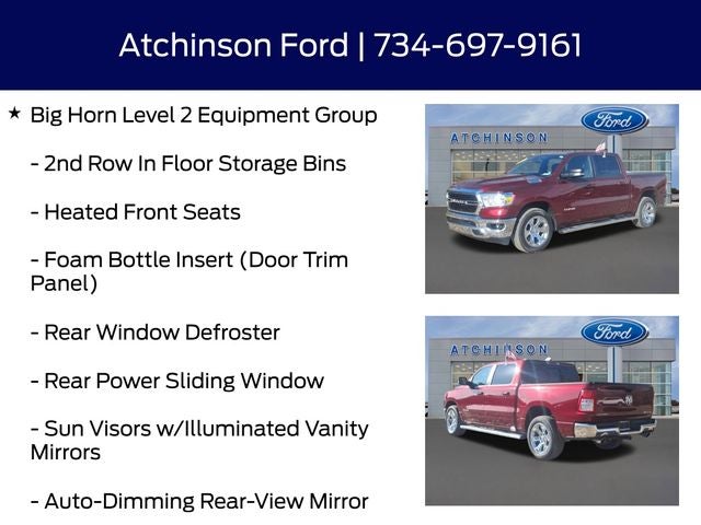 2021 RAM 1500 Big Horn/Lone Star