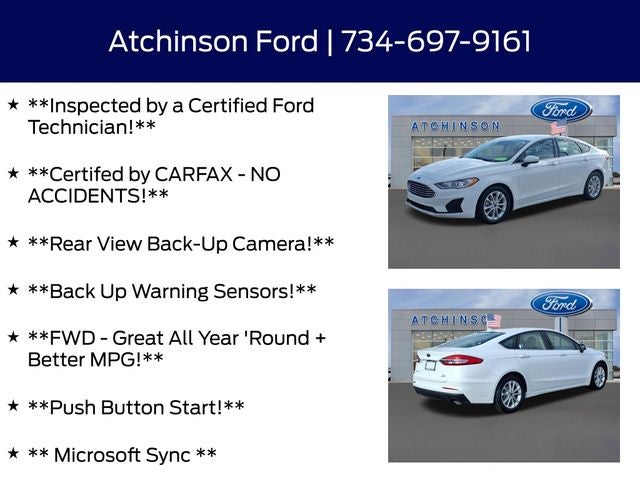 2020 Ford Fusion SE