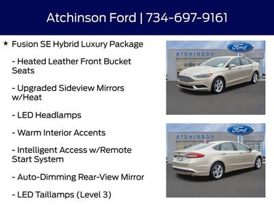 2018 Ford Fusion Hybrid SE