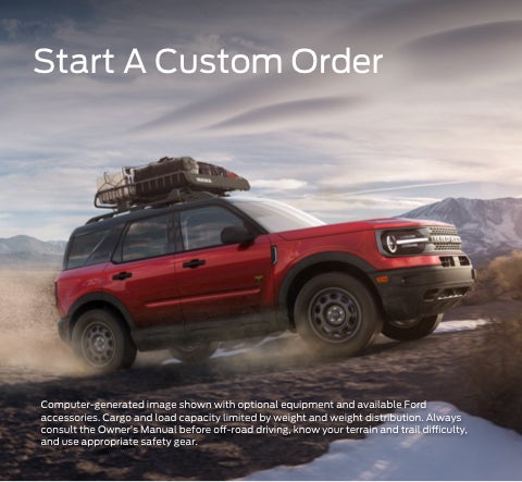 Start a custom order | Atchinson Ford in Belleville MI