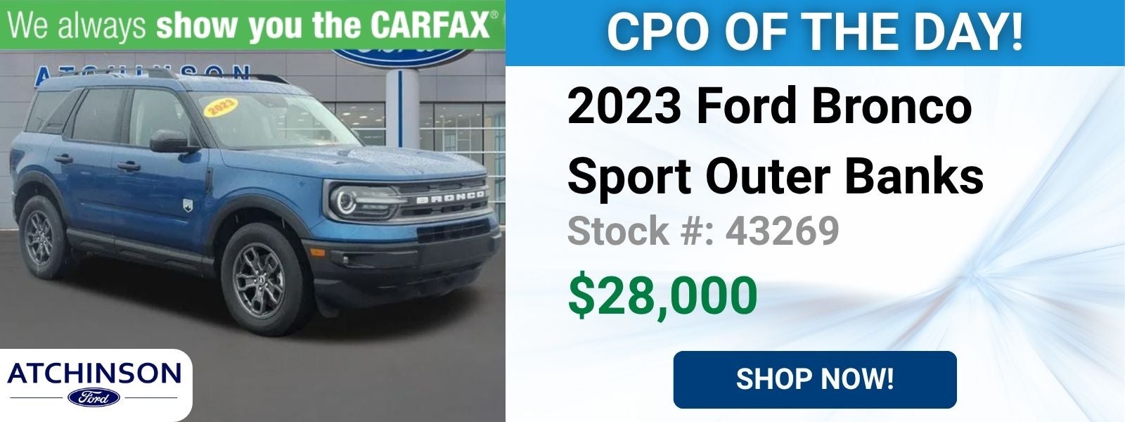 2023 Ford Bronco SportOuter Banks