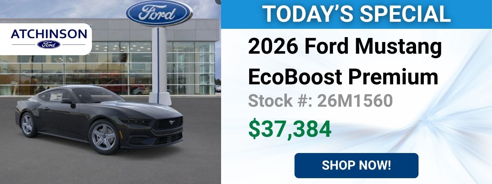 2026 Ford Mustang EcoBoost Premium Stock #: 26M1560