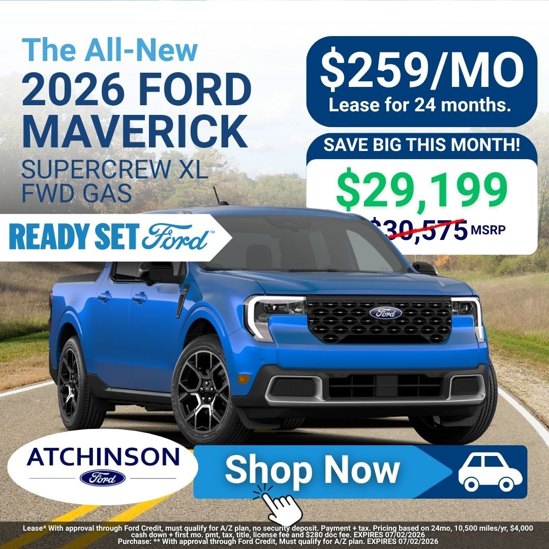 Atchinson Ford Ford Maverick Offers