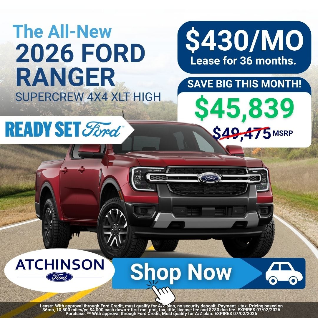 Atchinson Ford Ford Ranger Offers